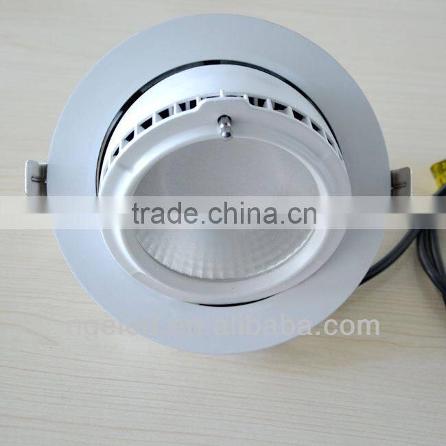3 years warranty Samsung 5630 SMD 100lm/w CRI>83 led gimbal downlight