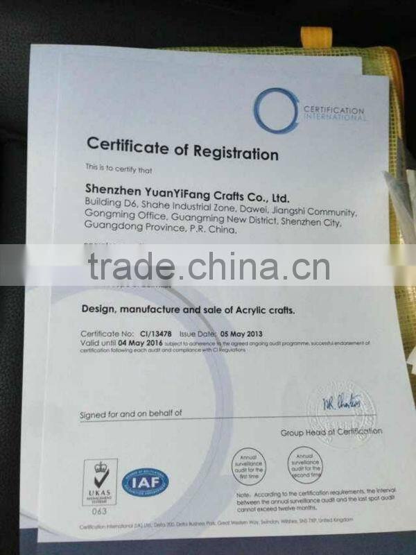 Custom Design Clear Acrylic Container For Storage