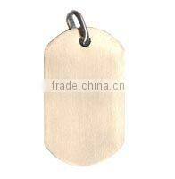 fashion design blank dog tag necklace,titanium necklace