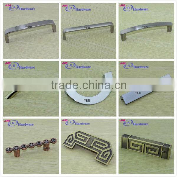Classical style rectangle zinc alloy bedroom furniture pull handle