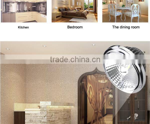 Epistar cob dimmable gu10 led AR111,12v g53 led lamp g53, gu10 led cob ar111 dimmable 13w 15w AC100-240V spotlight