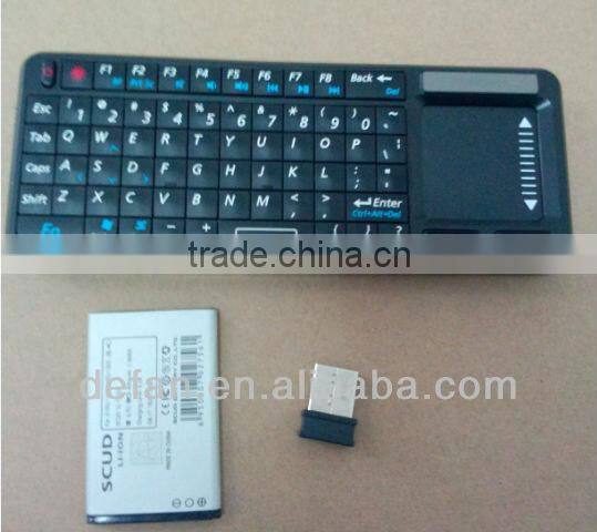 Factory Price 2.4Ghz Mini Wireless Keyboard for Android with IR Remote