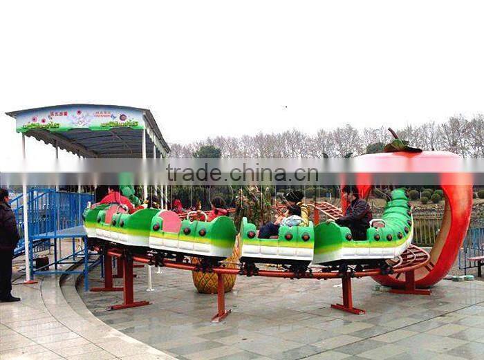 Thrilling rides for sale! Kids Amusement Rides Worm Coaster Backyard Roller Coasters