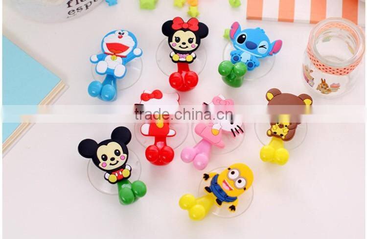 Minions Wall Mounted Silicone Rubber Toothbrush Holder For Kid