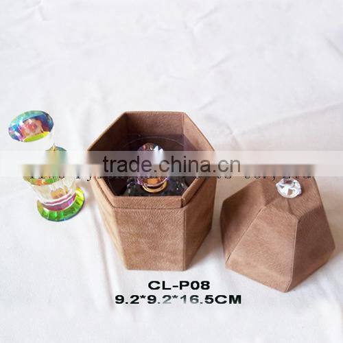 2014 hot sale and luxury leather perfume box