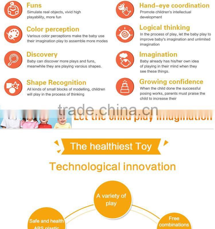 Child Puzzle plastic building blocks kid toy X-Mountain ATV