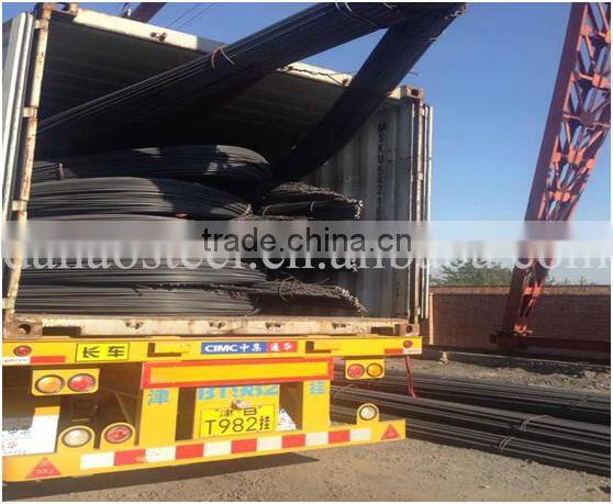 Hot Rolled HRB400 12m Steel rebar for construction in China tangshan