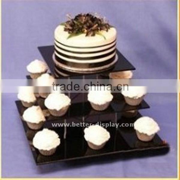 wholesale acrylic 4 tier wedding cake stand