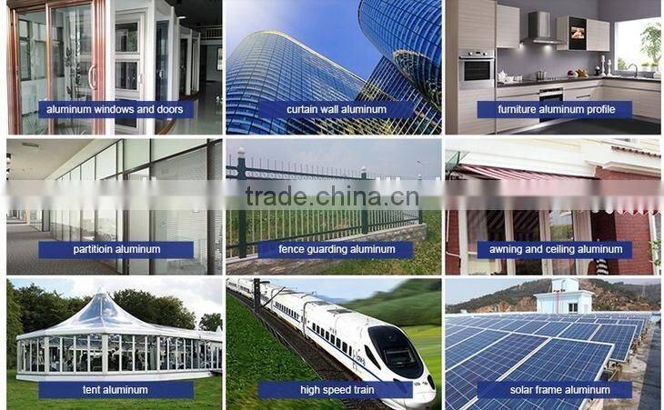 Furniture profile aluminium profiles for kitchen producting line