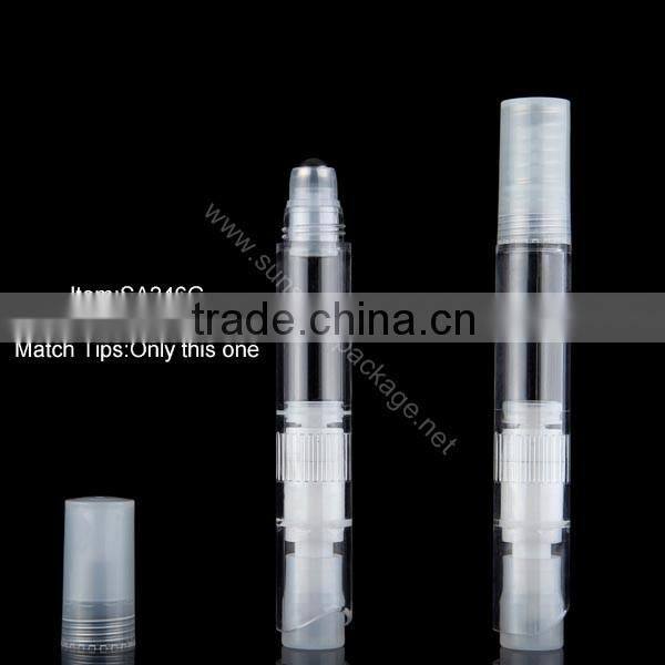 Sunshine-SA246G, 7ml cosmetic click pen for cream, viscous gel, lotion products