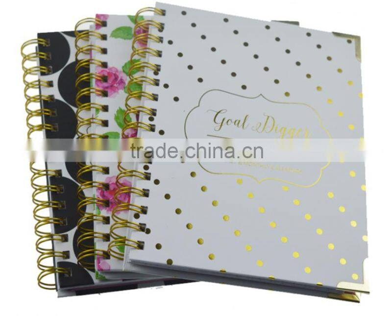 Ring Bound Hardcover Paper Printing Planner