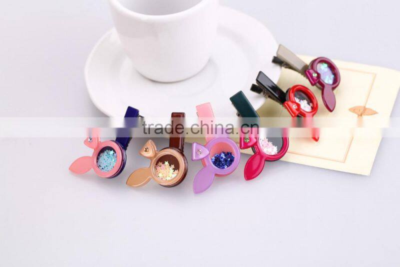 Candy color sweety rabbit hair duck clip fashion style hair Accessories