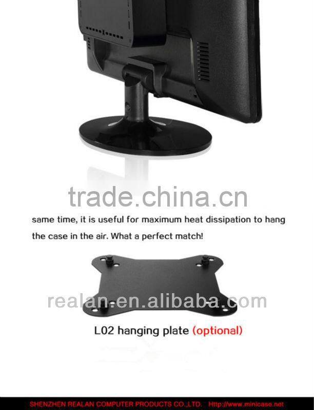 Realan LR-E450Q newest mini itx case mini computer