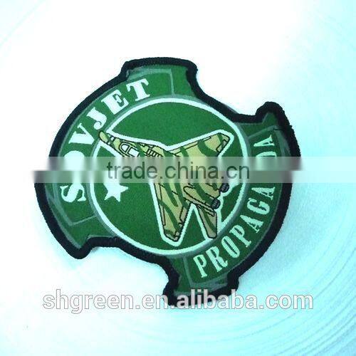 good making woven badge,woven patch for college student apparel