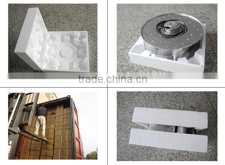 centrifugal fan with backward curved blades