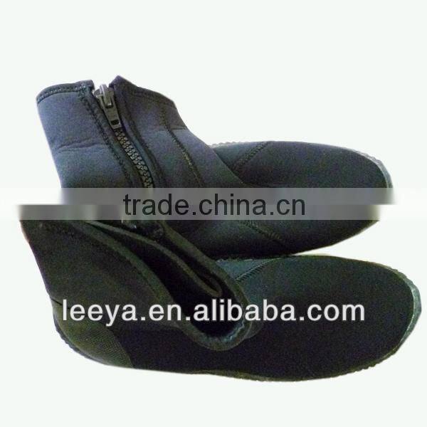3-5mm neoprene diving boots,rubber sole scuba dive fins