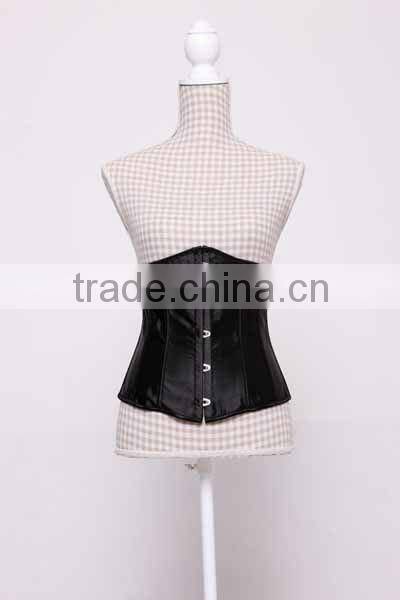 Plain Black Corset Bustier Top