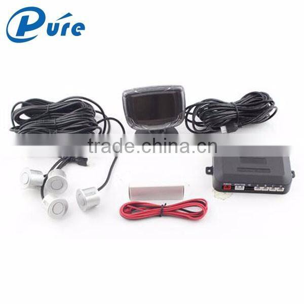 DC 12V lcd display car parking sensor system with 4 sensors