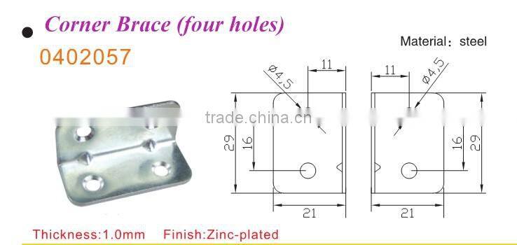 90 degree furniture cabinet steel angle code corner connector or corner braces angle brakets