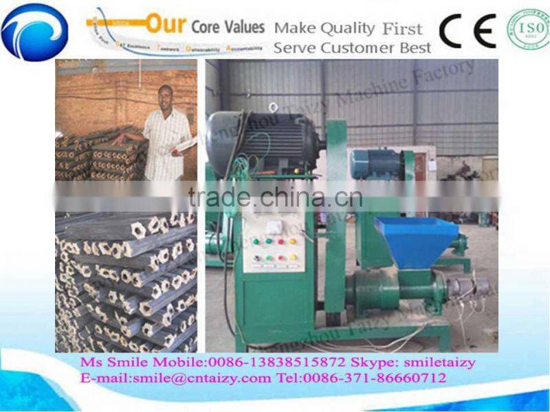coal charcoal rods briquette making machine