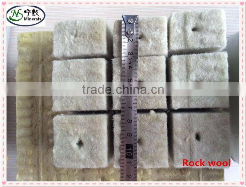 rock wool grow cube for plant hydroponic agriculture