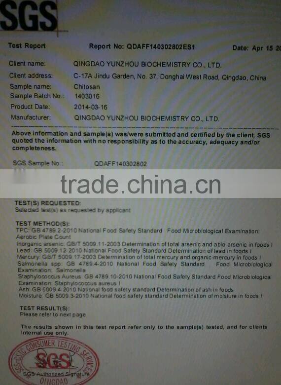 Cosmetic Grade Chitosan