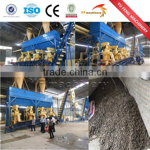 Vietnam good quality wood pellet machine full set