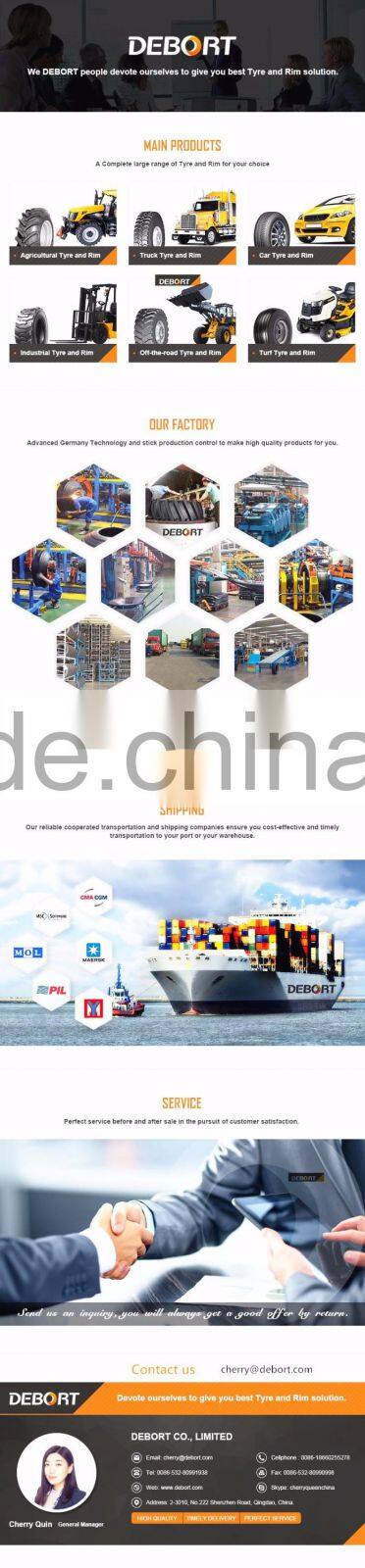 Debort tire and rim, China high quality tire rim