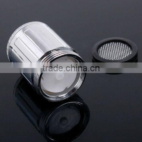 Temperature Sensor LED Water Faucet Glow Stream Light Green Red Blue