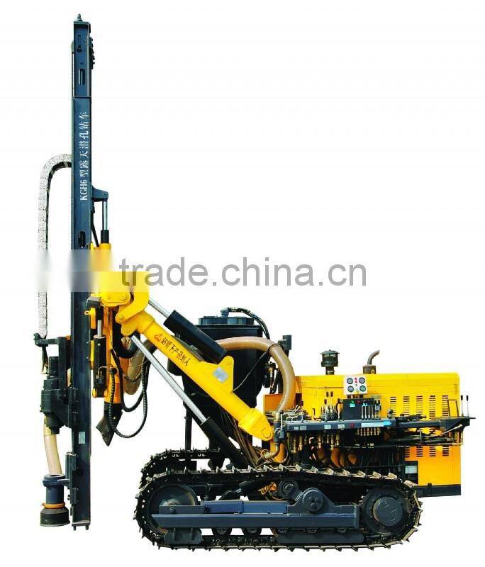 KGH6 high pressure crawler mounted environmental pneumatic surface DTH drilling rig