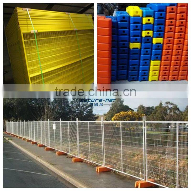 PVC coated /galvanized Canada commercial temporary construction fence