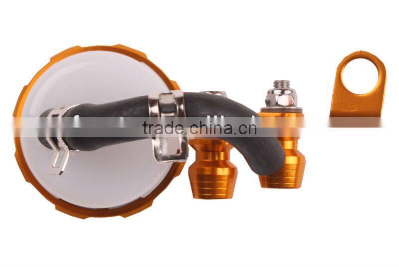 High Performance CNC Motorcycle Brake Tank Reservoir for Honda Yamaha Suzuki Kawasaki Aprilia BMW Ducati KTM Yellow