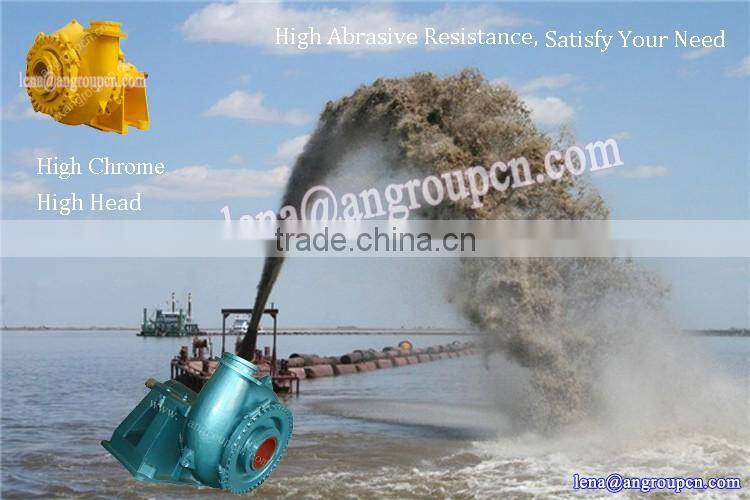 wear-resistant material Gold Ash Mining Sand dredging pump