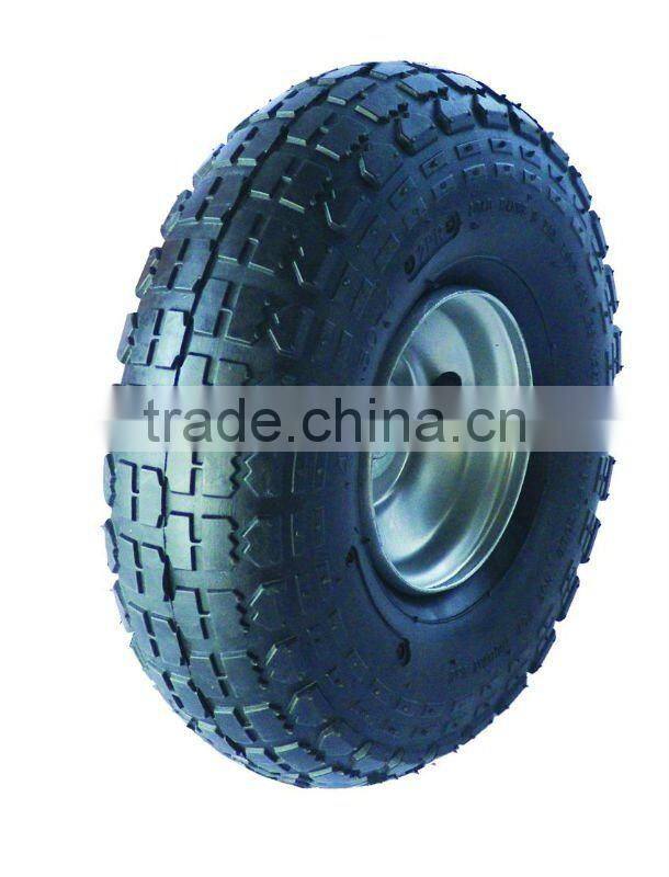 Air pneumatic wheels suitable for low speed applications,Rubber wheel