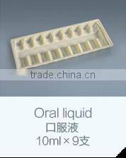 Customize PS pharmaceutical blister packaging tray
