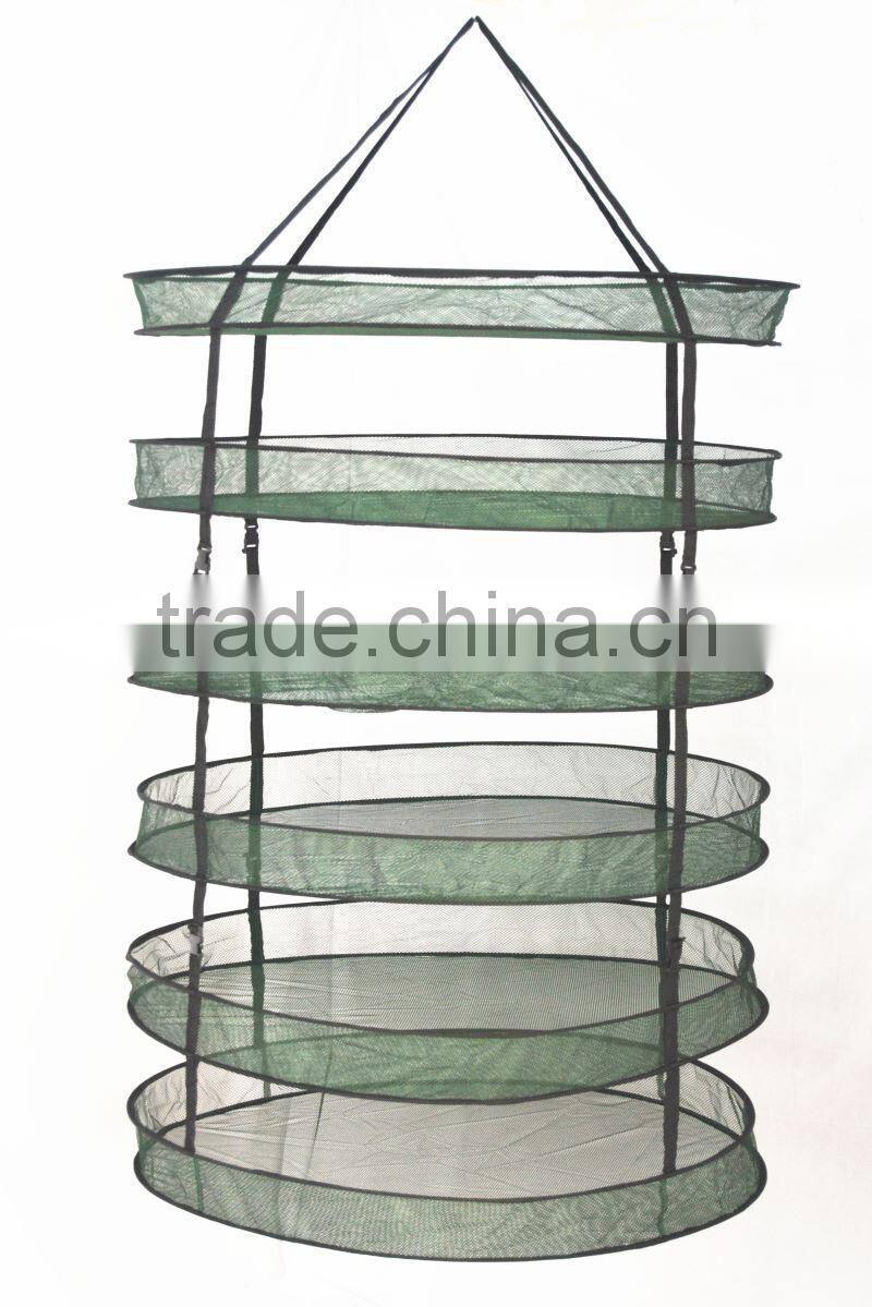 2016 hot sale round mesh drying rack /6 layer detachable drying net