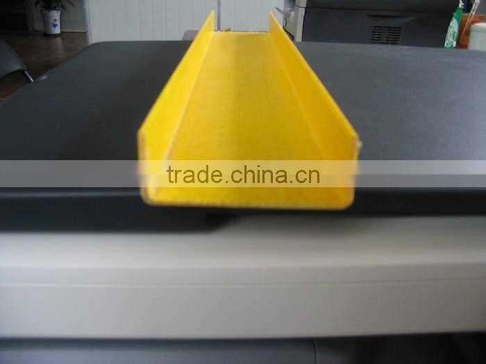 MF0027 Fiberglass pultrusion profile/FRP channel/Fiberglass FRP channel pultrusion profile