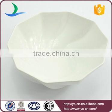 Wholesale customized white ceramic soup bowl