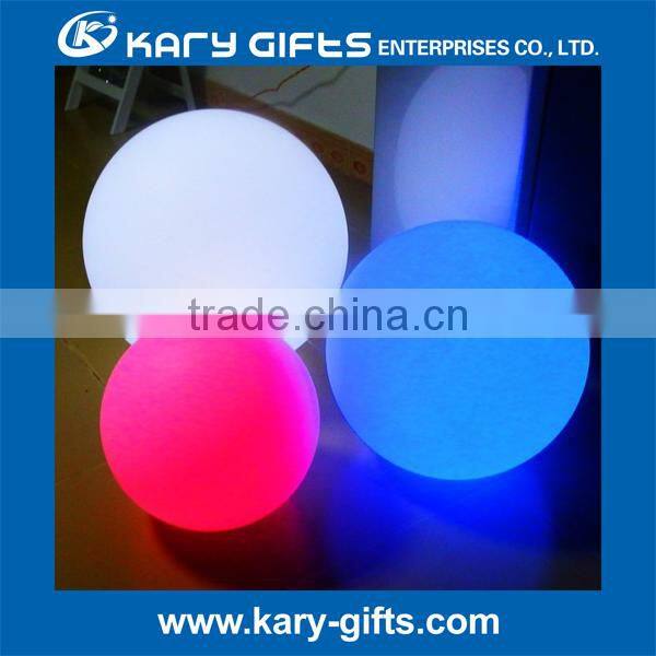 waterproof night lamp pe spheres led ball