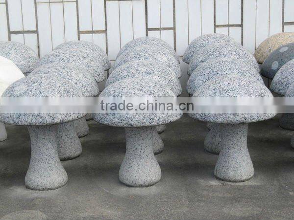 white mushroom stone