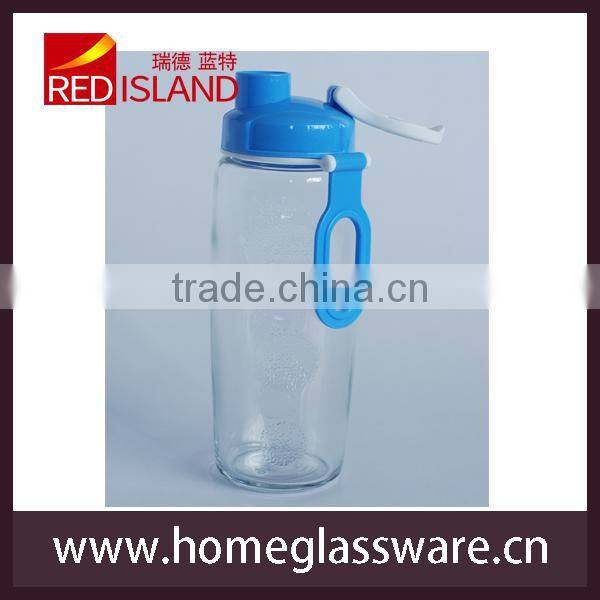 outdoor sport glass drinking bottle