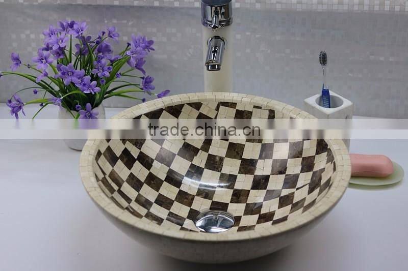 Fashion style marble basins&sinks for hotel bathroom