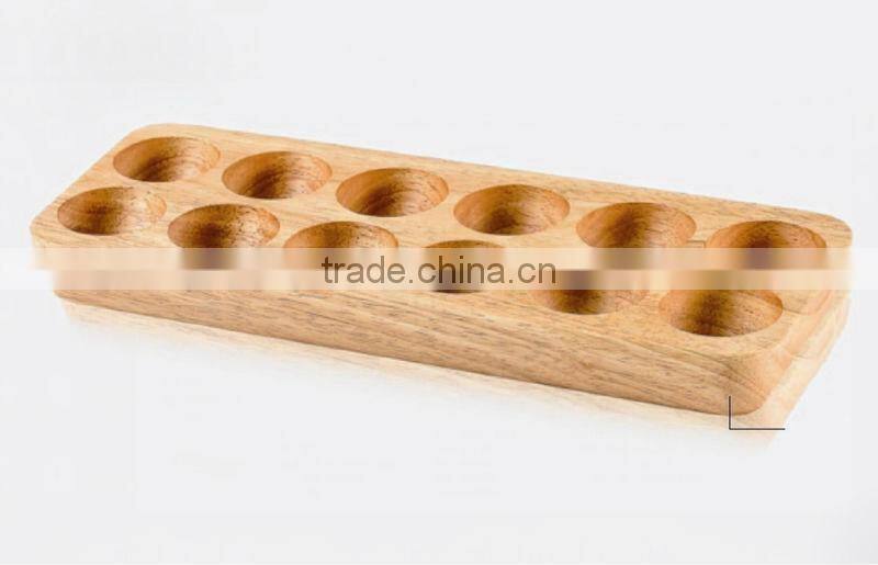 Custom wooden egg tray Wooden egg holder