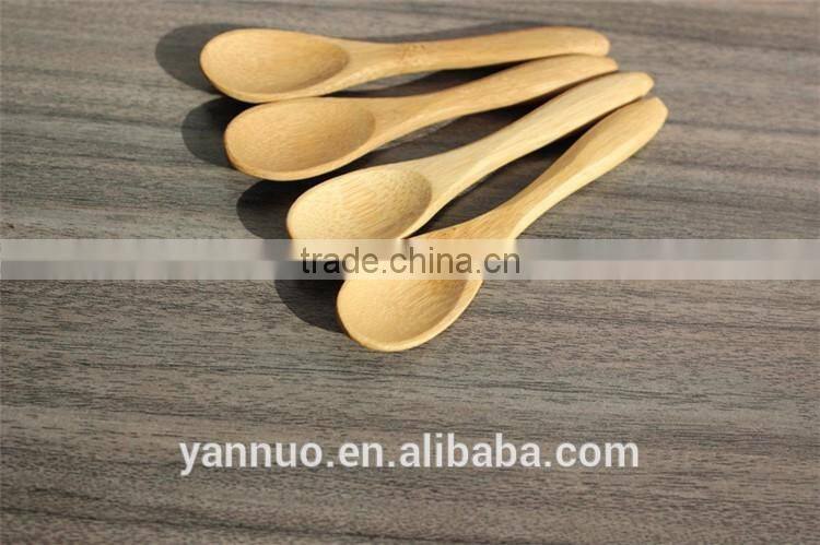 Natural Mini wood honey ice cream Spoon, Small Wooden Spoon