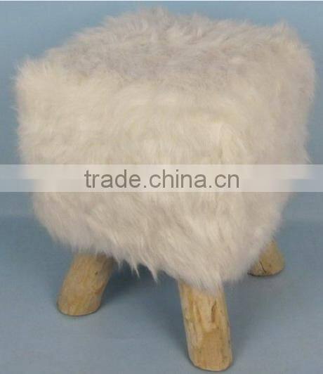 Store More Square Sunday Angora Yarns Footstool