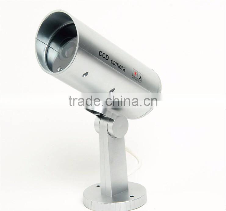 Cheap CCD Security Camera, Fake Waterproof Indoor Outdoor Security Camera With Flashing LED Light