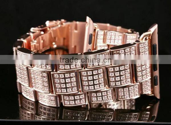 crystal watch band for apple watch ,special watch chains for apple watch,watch strap for apple watch