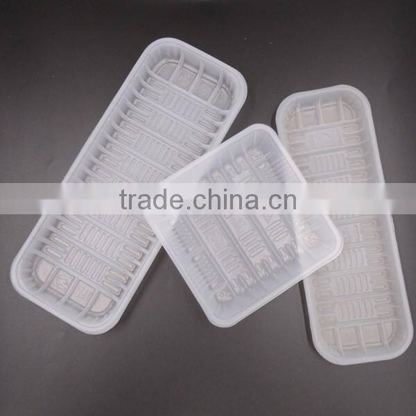 2016 Alibaba PP 4 compartments accept custom order disposable plastic food tray