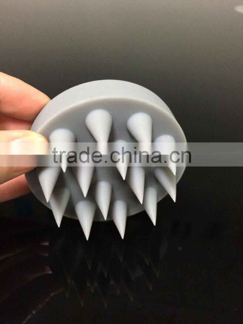 The head of child health care massager silicone shampoo brush