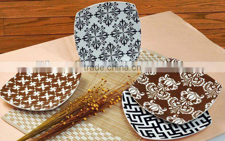 Square Ceramic Cake Plate